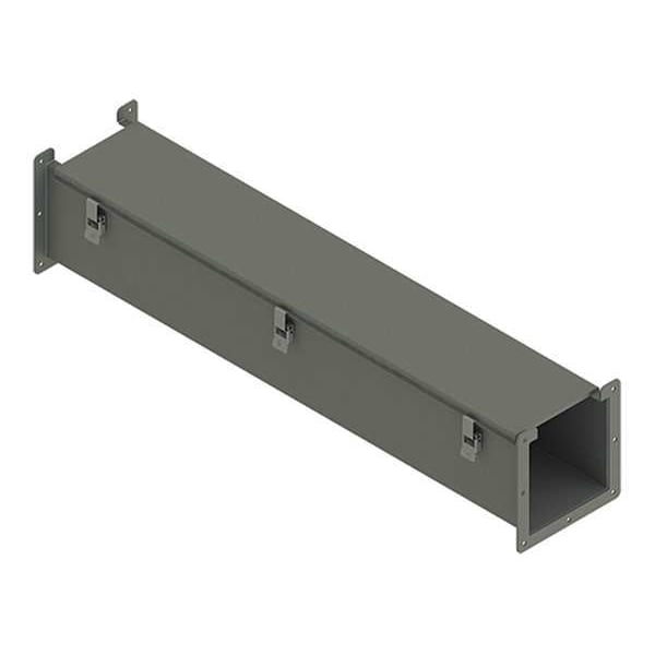 Nvent Hoffman Straight Section Wireway, 12 Rating, Steel, Powder Coated - F88L36