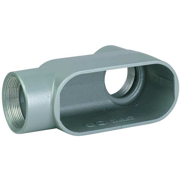 Hubbell Killark Conduit Outlet Body, Iron, LB, 3/4 In. - LB27