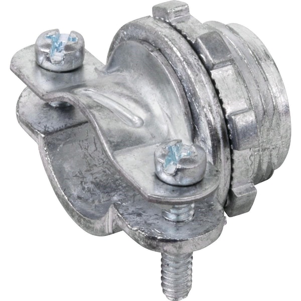 Halex Clamp, Conduit Use, 3/4 in, Die Cast Zinc - 05107B