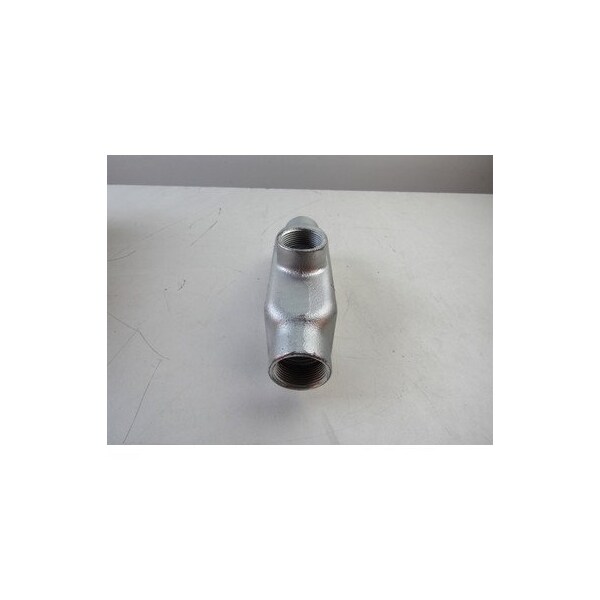 Eaton Conduit Threaded, 1-1/4'' Hub, Threaded, Electrogalvanized Aluminum Acrylic Painted Malleable Iron,  - TB125M