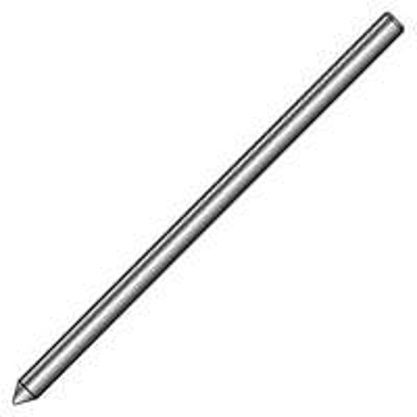 Erico nVent  Grounding Rod, 12 in Dia Nominal, 6 ft L, Steel, Galvanized - 811260UPC