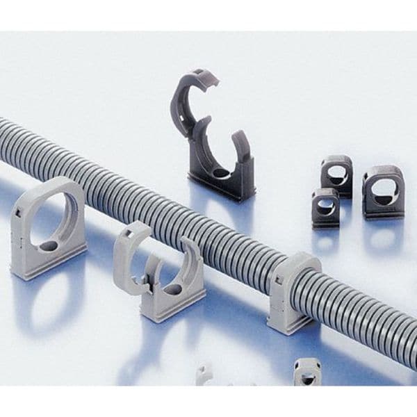 Energy Chain Tubing Support, 0.510in, Black, Polyamides - I-BFH-10-0