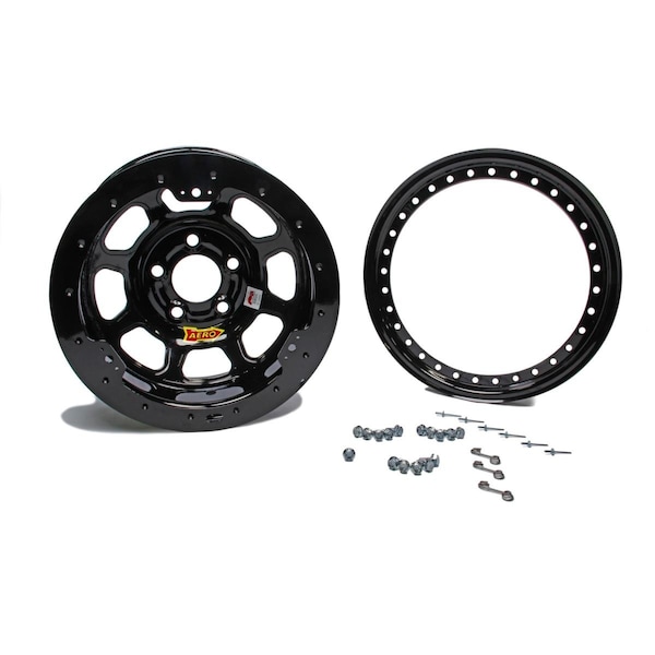 Ruedas de Carreras Aero Race Wheels ARW53-184730B 4.75 pulgadas; Negras - 15 x 8 y 3 pulgadas - ARW53-184730B.