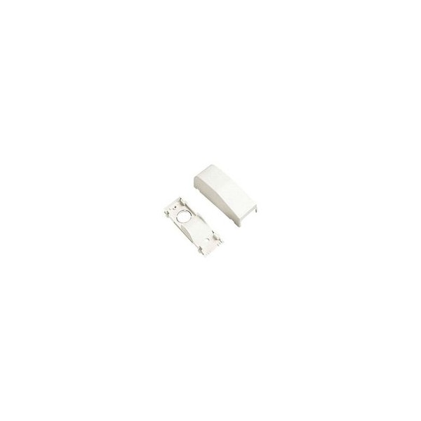 Panduit Raceway Fittings, 5.05'' x 1.94'' x 1.88'', Off White, Rigid PVC, Snap-On Mount, Power Rated, Right - RAEFXIW-X