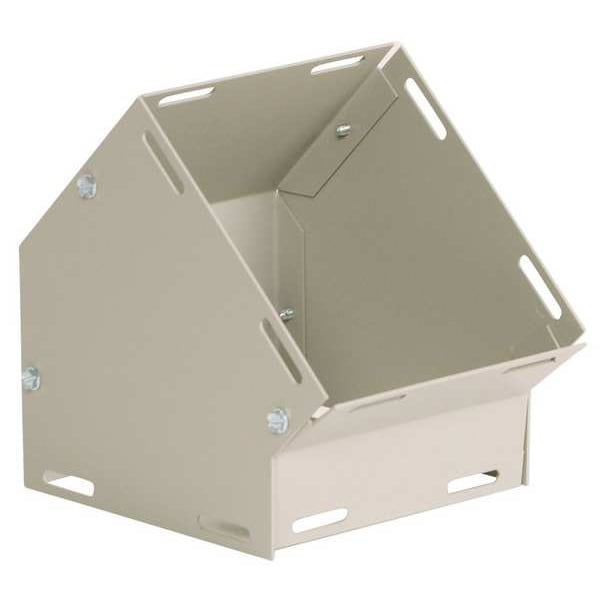 Wiegmann Wireway 45 Degree Elbow, 1 Type, NEMA 1 Rating, Steel, Powder Coated - L060645