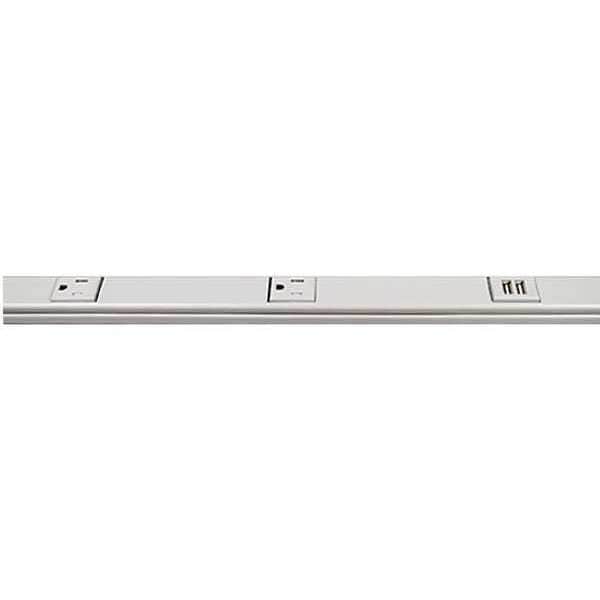 Legrand Prewired Raceway, Plugmold(R) Series, 6 ft L, Ivory - V20GB606TRUSB