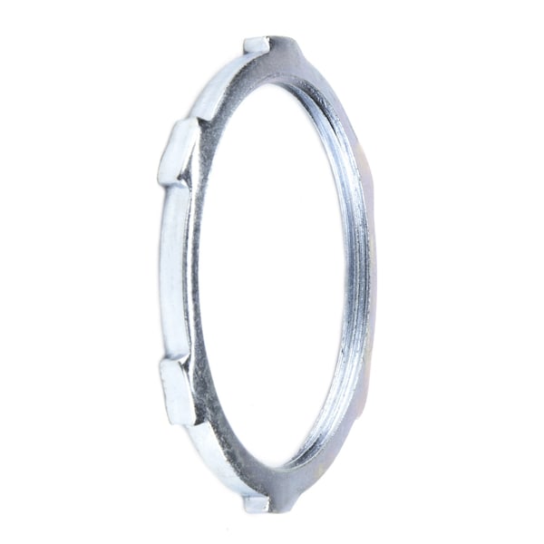 Dottie Conduit Fitting Locknut, 4 in, Threaded, Steel, Zinc Plated - LN400