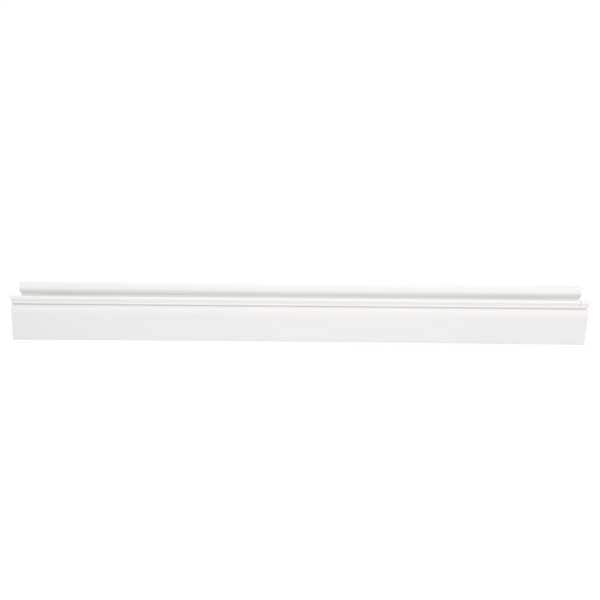Panduit Wire Duct, Hinging Cover, White, L 6 Ft - HS2X2WH6NM