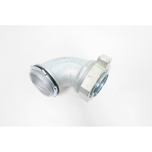 O-Z/Gedney Conduit Fitting Connector, Liquid-Tight, Zinc Plated - 4Q-9200L