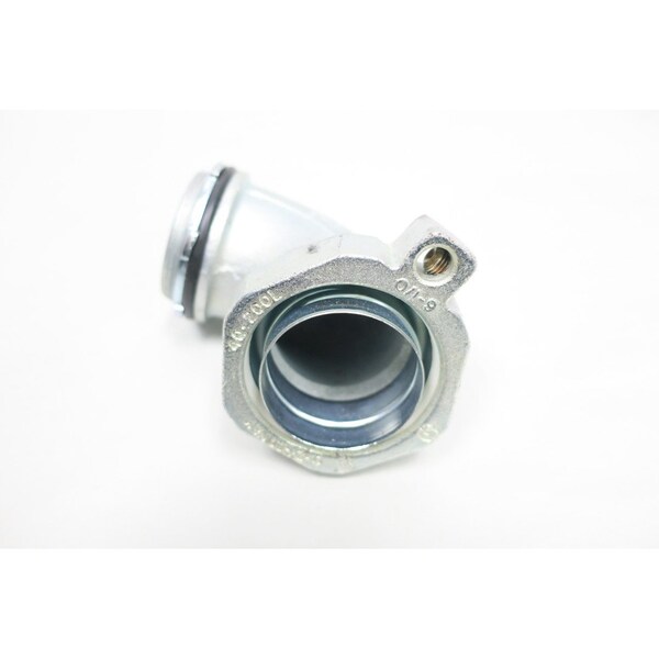 O-Z/Gedney Conduit Fitting Connector, Liquid-Tight, Zinc Plated - 4Q-9200L