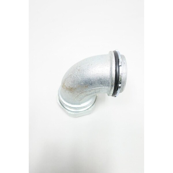 O-Z/Gedney Conduit Fitting Connector, Liquid-Tight, Zinc Plated - 4Q-9200L