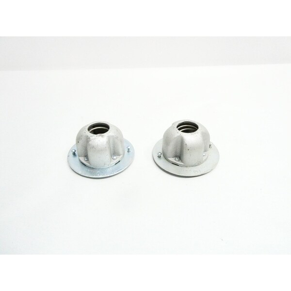 Crouse Hinds BOX OF 2 FLEXIBLE FIXTURE HANGERS FOR GRF/VXF OUTLET BOXES 1/2IN CONDUIT FITTING, 2PK - ARB10