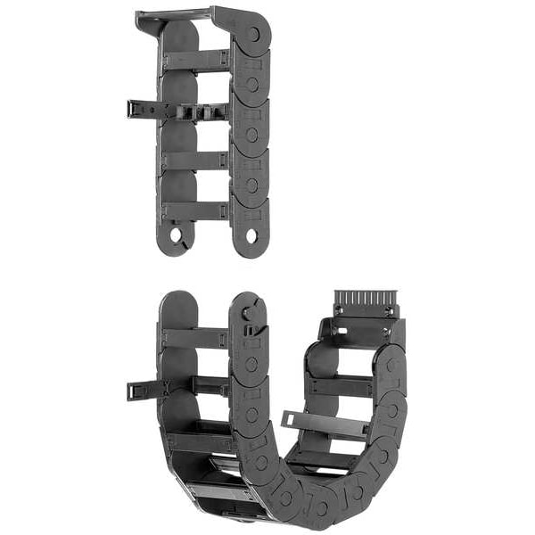 Igus Cable Carrier, Med, Open, OW3.58In / 91mm - 27-07-063-0-1