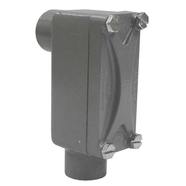 Hubbell Killark Conduit Outlet Body, Aluminum, LB - XLB-3