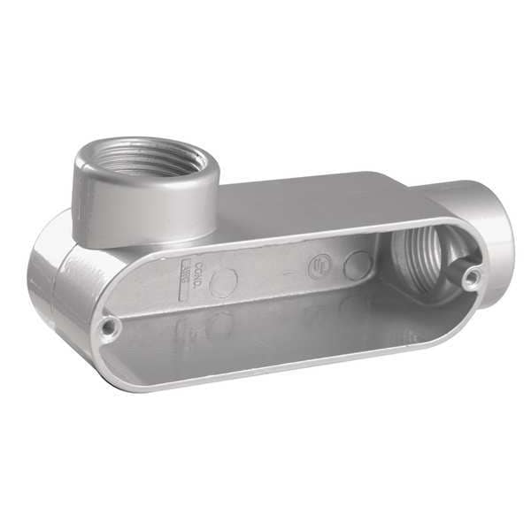 Zoro Select Conduit Outlet Body, Aluminum, LL - 11Y575