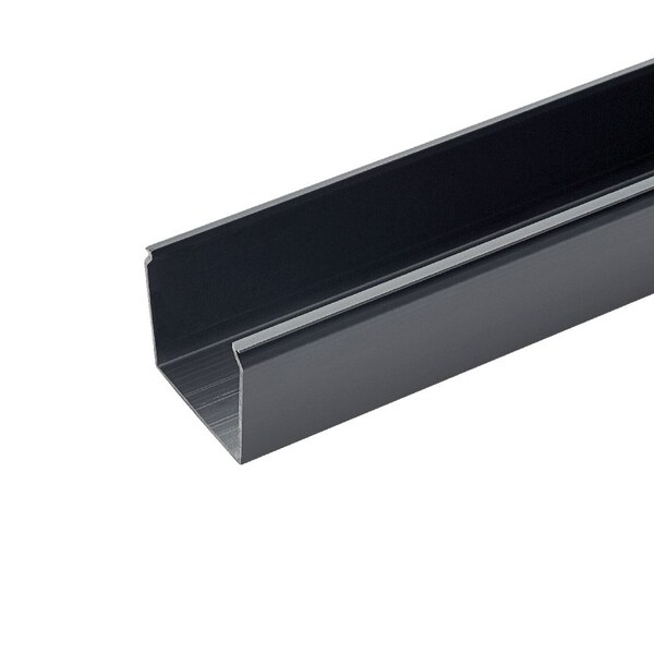 Panduit Base Wiring Duct, Type FS, Solid Wall, Black, 3" x 3" x 1' (6-Pack), No Mounting Holes - FS3X3BL6NM