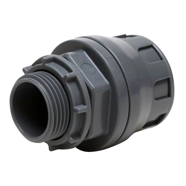 Apollo Conduit Fitting Connector, Push-On, Stainless Steel, Zinc Plated - ELMA34