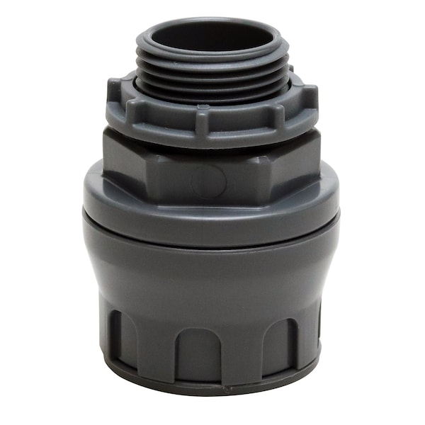 Apollo Conduit Fitting Connector, Push-On, Stainless Steel, Zinc Plated - ELMA34