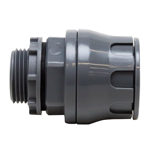 Apollo Conduit Fitting Connector, Push-On, Stainless Steel, Zinc Plated - ELMA34