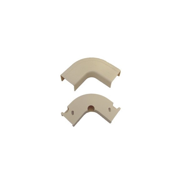 Swe-Tech 3C 90 Deg Flat Elbow Raceway, FWT Series, Ivory - FWT31R3-001IV