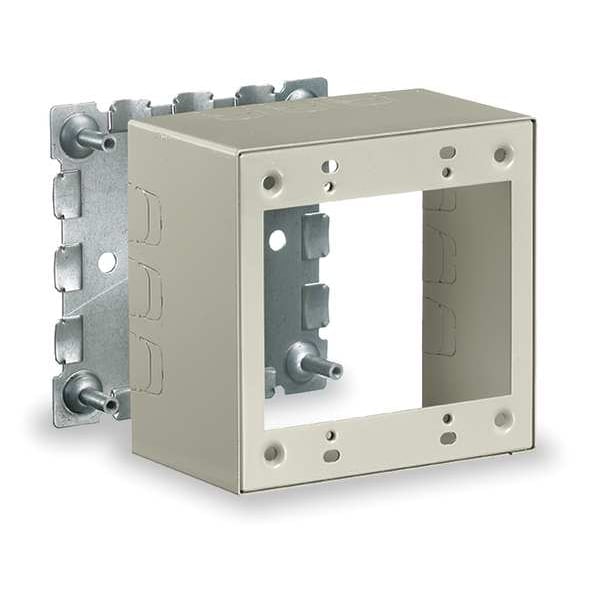 Hubbell Wiring Device-Kellems Switch and Receptacle Box, Ivory - HBL57442IVA
