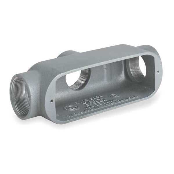 Hubbell Killark Conduit Outlet Body, Iron, TB - OTB-6M
