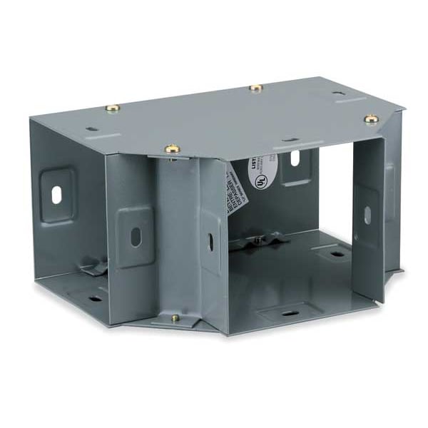 Square D Wireway Tee, 1 Type, NEMA 1 Rating, Steel, Powder Coated - LDB4T