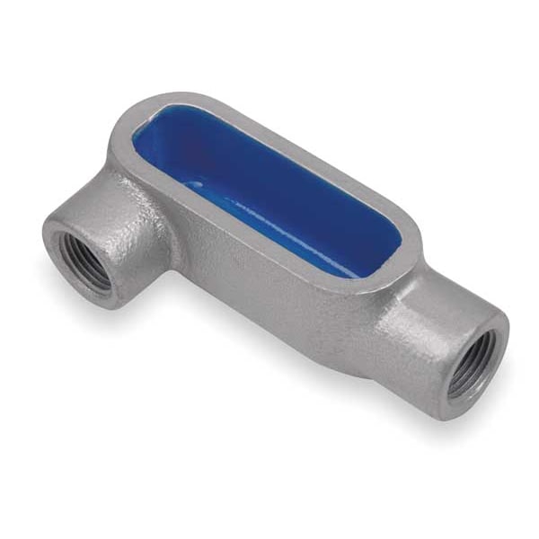 Abb Conduit Outlet Body, Iron, LR, 1-1/2 In. - LR57