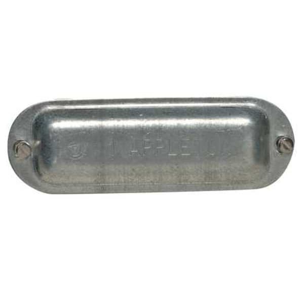 Appleton Electric Conduit Body Cover, 1 in., Steel, Form 35 - K100