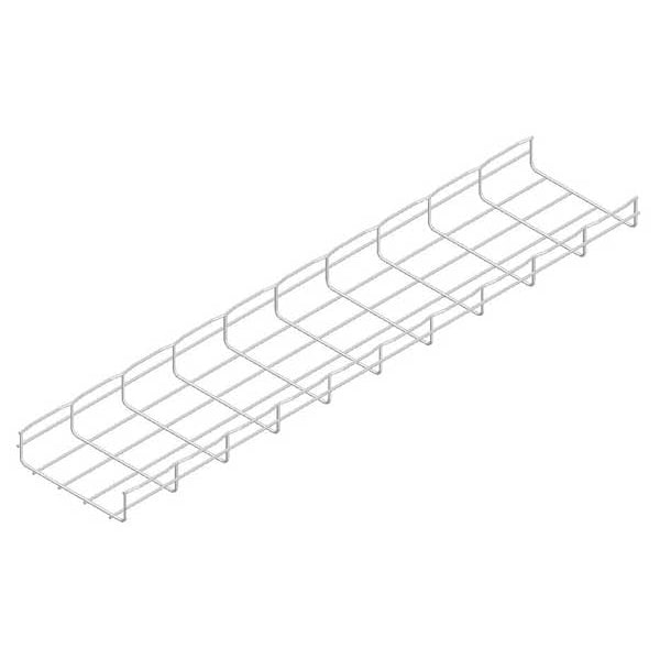 Cablofil Wire Mesh Cable Tray, 36 lb Capacity, Steel, Zinc Plated - CF54/200EZ