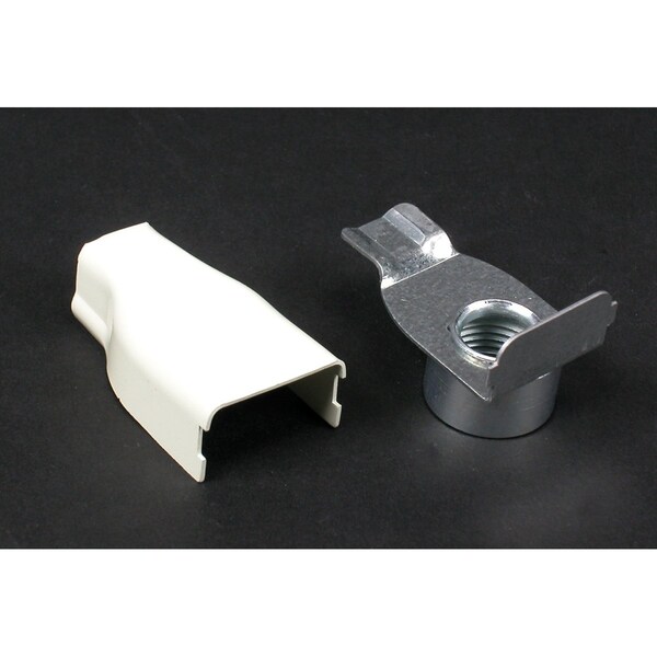 Wiremold Elbow Conduit Connector, Ivory, Steel - V5784