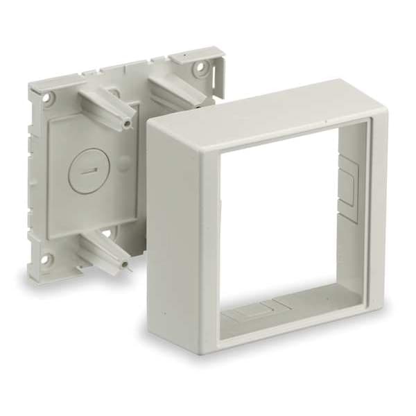 Hubbell Wiring Device-Kellems Hubbell PREMISETRAK 2-gang Mounting Box - 2-gang - Office White - PT12TGB