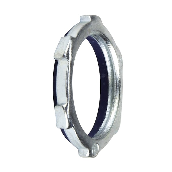 Dottie Conduit Fitting Locknut, 3-1/2 in, Threaded, Steel, Zinc Plated - LNS350