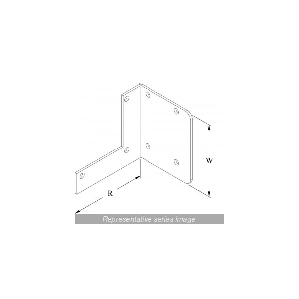 Hammond N4X Wireway, Bracket Hanger, Fits 8 x 8, 304SS - 1487EL2SS