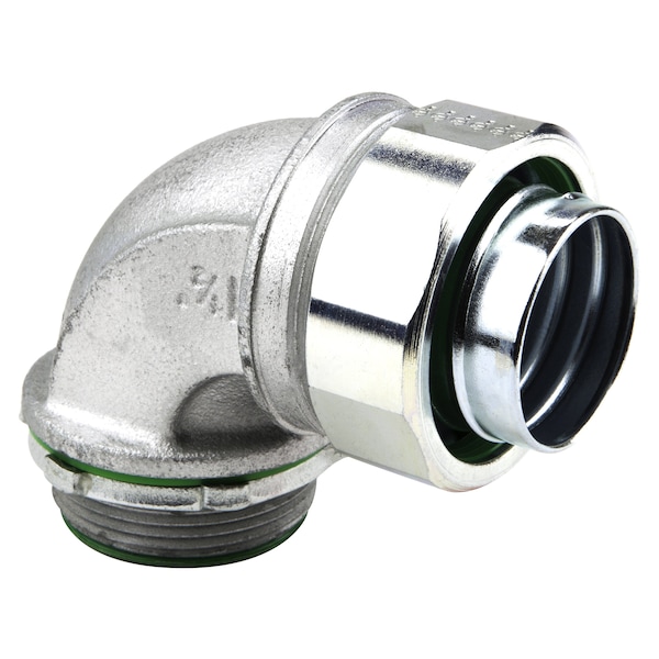 Dottie Conduit Fitting Connector, 3/8 in, Threaded, Steel, Zinc Plated - SL9038I