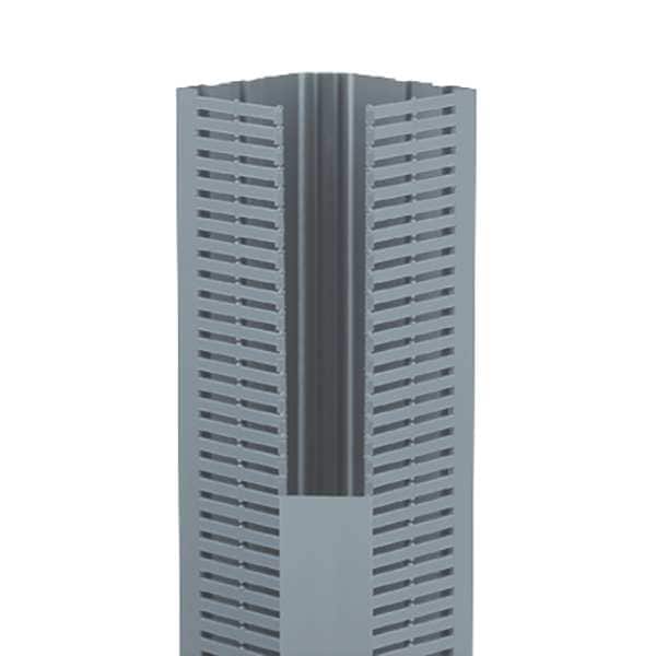 Panduit Wire Duct, Corner Duct, Gray, 4.40W x 3D - CWD3LG6