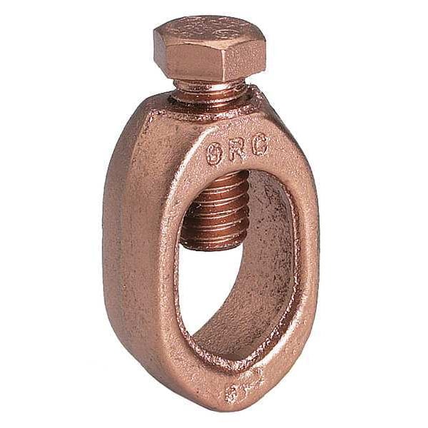 Burndy Ground Rod Clamp, 8AWG, 2.47In, PK5 - GRC34