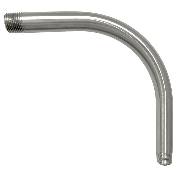 Allied Tube & Conduit IMC 90 Deg Elbow, 4 in, Threaded, Aluminum, Plain, Silver - 732349