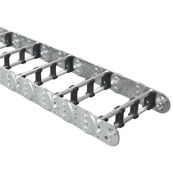 Kabelschlepp Varitrak(R), Open, Steel, Twist, 187.4mm.5Ft - S0650.1-6.00-RS1-075-2V5
