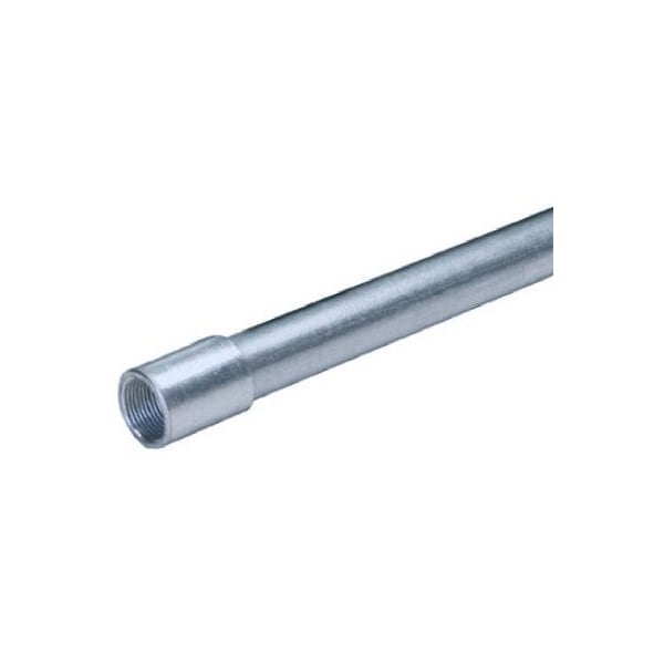 Allied Tube & Conduit Rigid Metallic Conduit, 3/4 in Trade Size, 10 ft, Steel, Galvanized - 278887