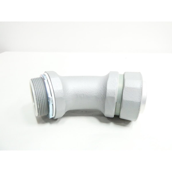 Appleton Electric Conduit Fitting Connector, Liquid-Tight, Steel, Electro Zinc Plated - STB-45300L