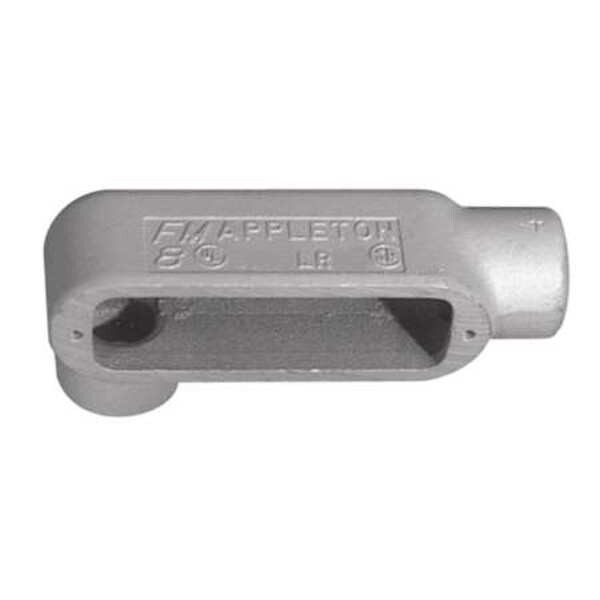 Appleton Electric Conduit Outlet Body, Iron, LR, 1-1/4 In. - LR448