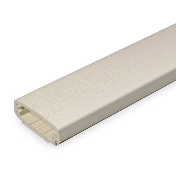 Legrand Cover Plate Raceway, 800 Series, 1 Channel, 1-5/16 in W, 7/16 in H, 5 ft L, Ivory - 800BAC