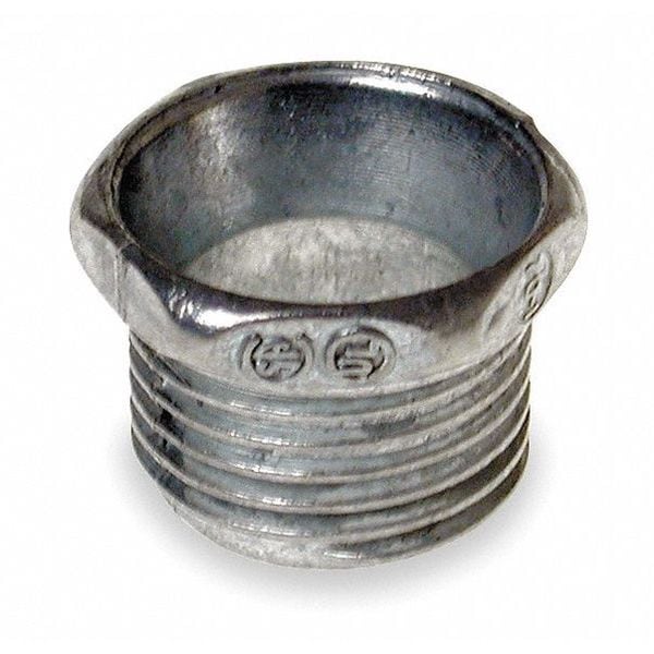 Raco RMC Nipple, 1-1/2 in, Threaded, Zinc, Zinc Plated - 1666