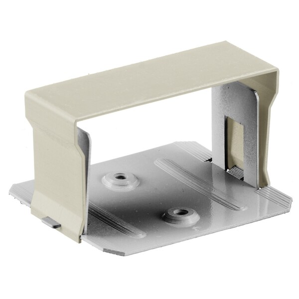 Hubbell Wiring Device-Kellems Metal Raceway, HBL3000 Series, Hubbell to WM Transition Fitting, Ivory - HBL3000TFIV