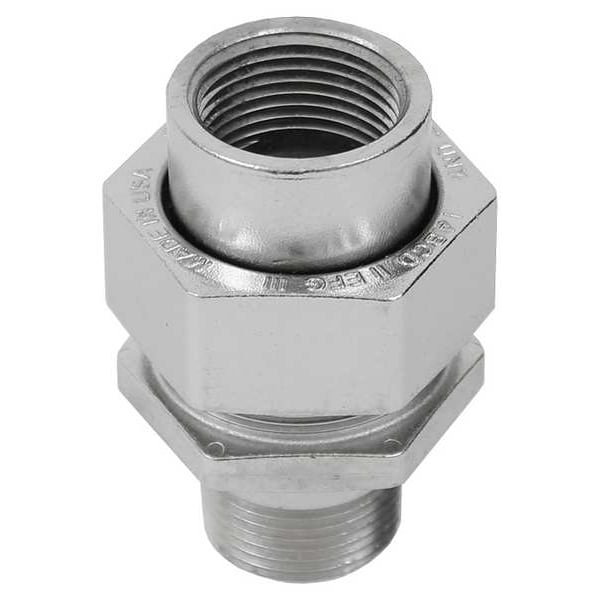 Calbrite Female Conduit Union, Threaded, Stainless Steel, Polished - S60700UNY0