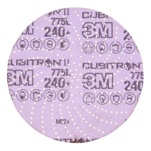 Disco de película de lijado Clean Sanding de 3M, 6", 240+, Die600LG - 775L 539