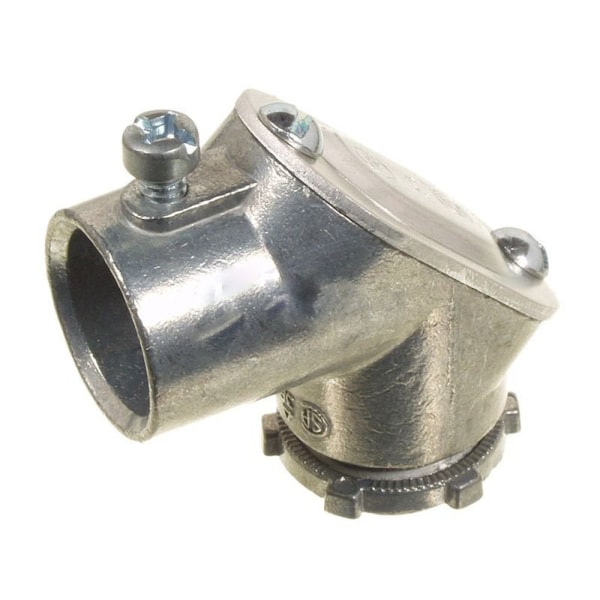 American Imaginations EMT 90 Deg Elbow, Steel, Galvanized, Silver - AI-36688
