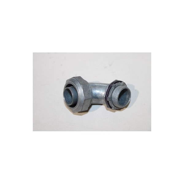 Madison Electric Conduit Fitting Connector, Liquid-Tight, Die Cast Zinc - LQA-9075