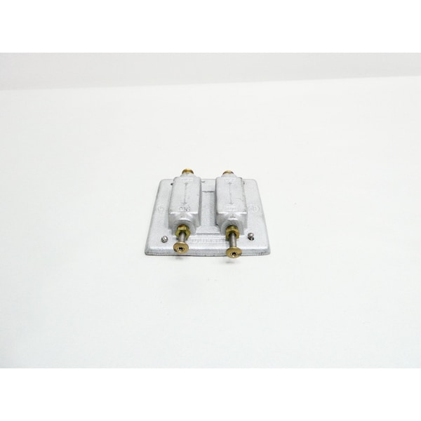 Appleton Electric 2-GANG TUMBLER SWITCH COVER CONDUIT FITTING - FSK-2VTS